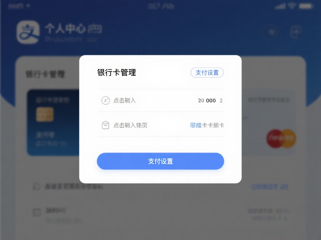 找到银行卡管理：在个人中心内，找到“银行卡管理”或