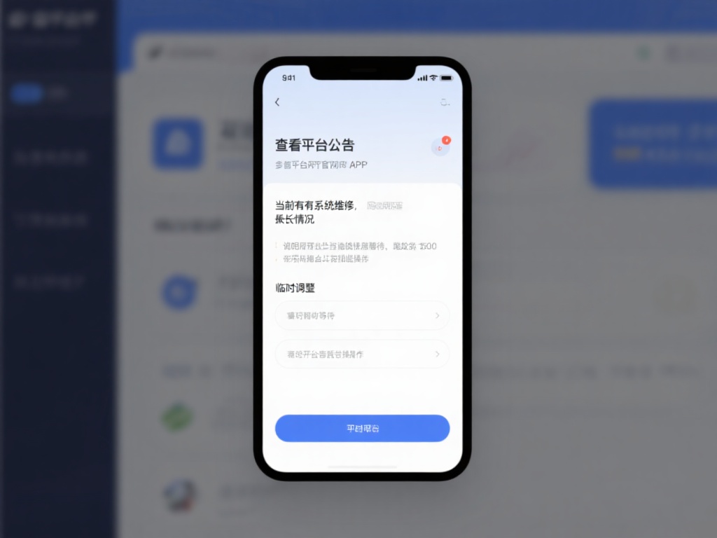 查看平台公告
很多时候，平台会在官网或APP内发